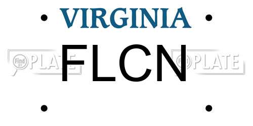 FLCN Virginia License Plate