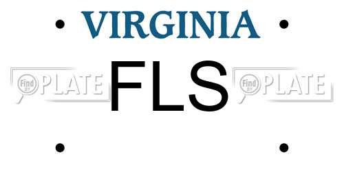 FLS Virginia License Plate