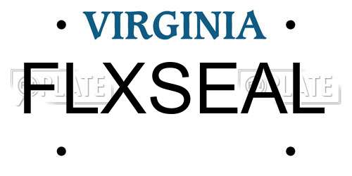 FLXSEAL Virginia License Plate