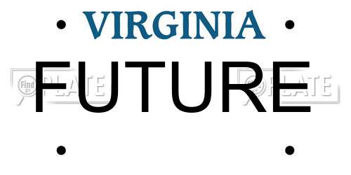 FUTURE Virginia License Plate
