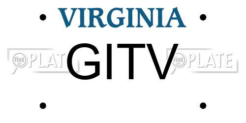 GITV Virginia License Plate