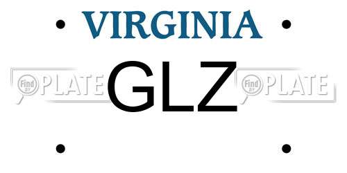 GLZ Virginia License Plate
