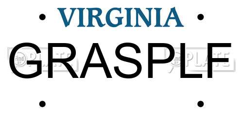 GRASPLF Virginia License Plate