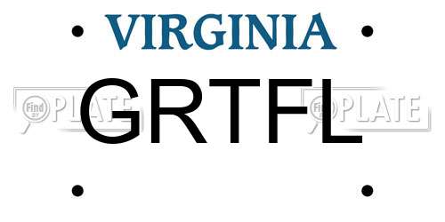 GRTFL Virginia License Plate