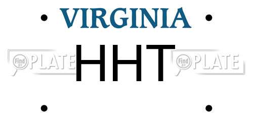 HHT Virginia License Plate