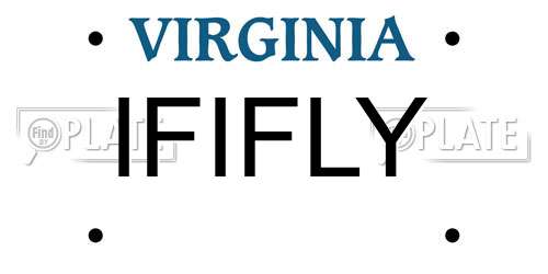 IFIFLY Virginia License Plate