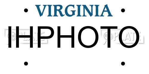 IHPHOTO Virginia License Plate