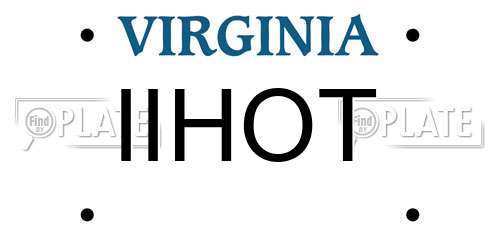 IIHOT Virginia License Plate