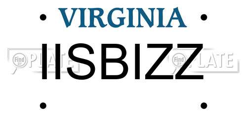 IISBIZZ Virginia License Plate