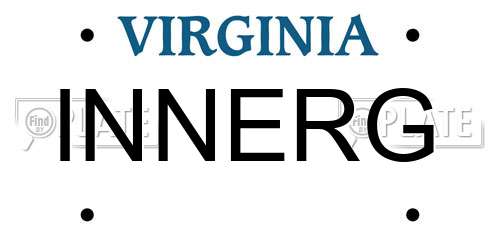 INNERG Virginia License Plate