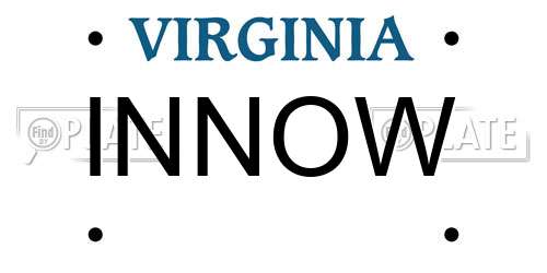 INNOW Virginia License Plate
