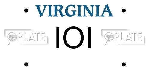 IOI Virginia License Plate