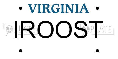 IROOST Virginia License Plate
