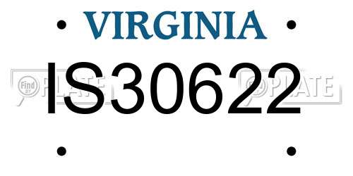 IS30622 Virginia License Plate