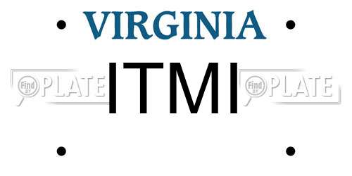 ITMI Virginia License Plate