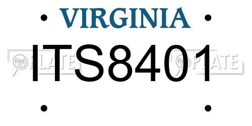 ITS8401 Virginia License Plate