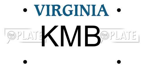 KMB Virginia License Plate