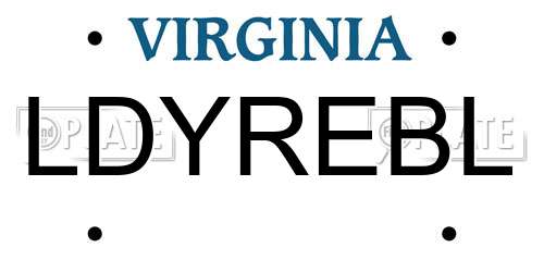 LDYREBL Virginia License Plate