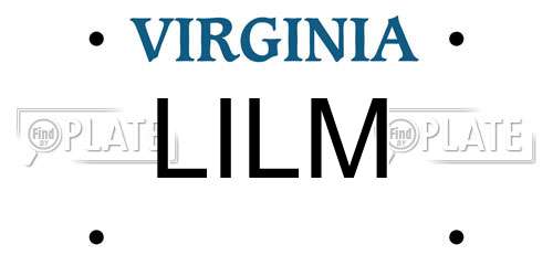 LILM Virginia License Plate