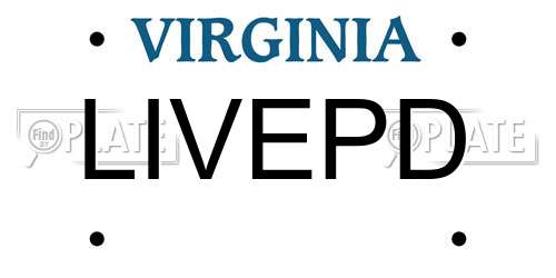 LIVEPD Virginia License Plate