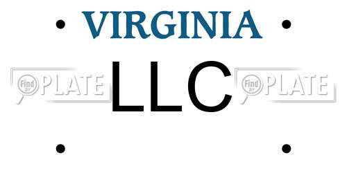 LLC Virginia License Plate