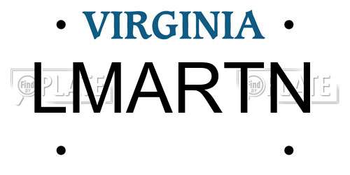 LMARTN Virginia License Plate