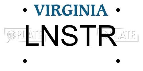 LNSTR Virginia License Plate