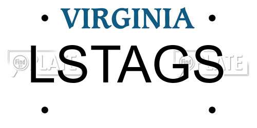 LSTAGS Virginia License Plate