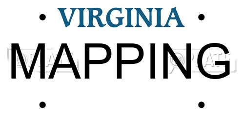 MAPPING Virginia License Plate