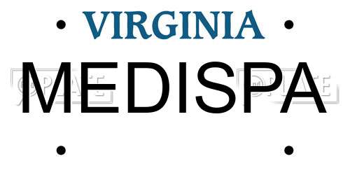 MEDISPA Virginia License Plate