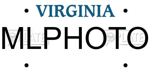 MLPHOTO Virginia License Plate