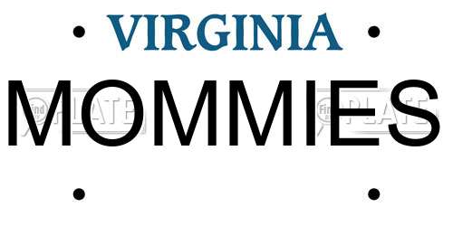 MOMMIES Virginia License Plate