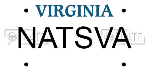 NATSVA Virginia License Plate