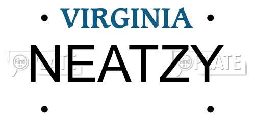 NEATZY Virginia License Plate