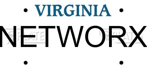 NETWORX Virginia License Plate