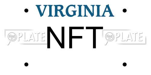 NFT Virginia License Plate