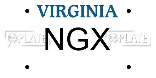 NGX Virginia License Plate