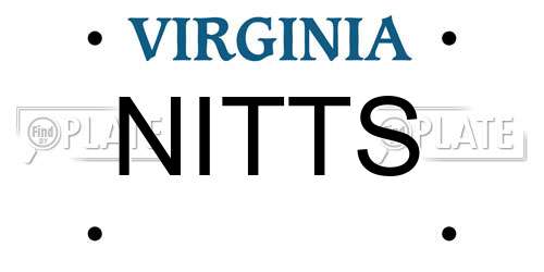 NITTS Virginia License Plate
