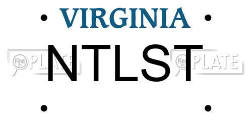 NTLST Virginia License Plate