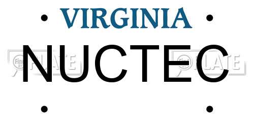 NUCTEC Virginia License Plate