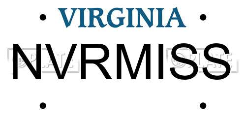 NVRMISS Virginia License Plate