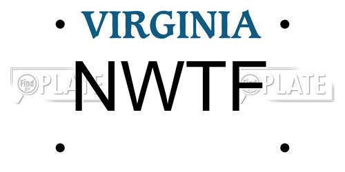 NWTF Virginia License Plate