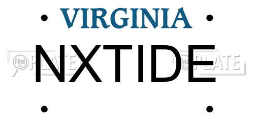 NXTIDE Virginia License Plate
