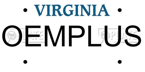 OEMPLUS Virginia License Plate