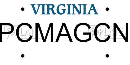 PCMAGCN Virginia License Plate