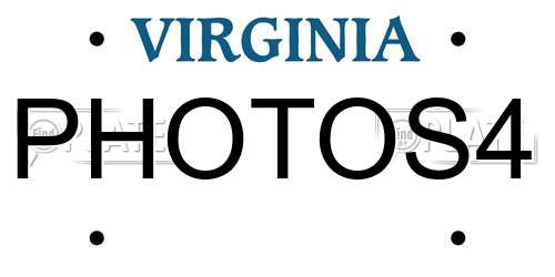 PHOTOS4 Virginia License Plate