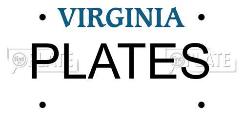 PLATES Virginia License Plate