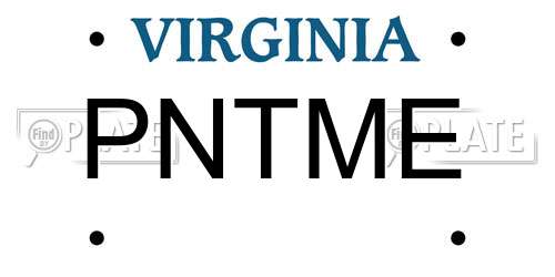 PNTME Virginia License Plate
