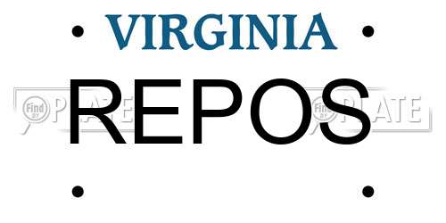 REPOS Virginia License Plate