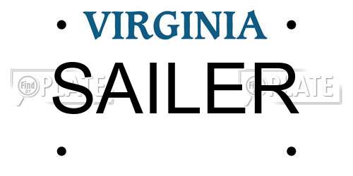 SAILER Virginia License Plate